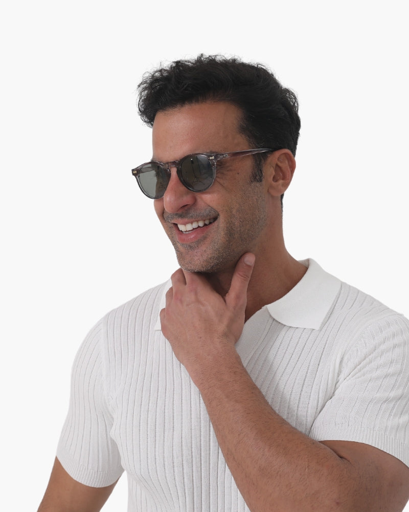 Ezekiel | Polarisiert Runde Sonnenbrille für Männer mit UV-Schutz