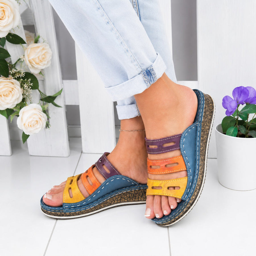 Christina - Bunte Freizeitsandalen