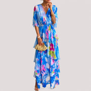 Denise - Stilvolles Geschichtetes Kleid