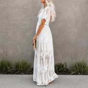 Alison - Stilvolles Chiffon-Maxikleid
