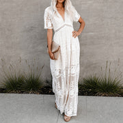 Alison - Stilvolles Chiffon-Maxikleid