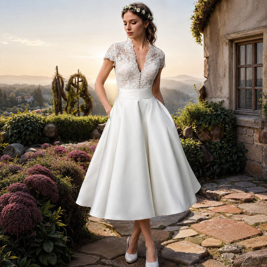 Kieran - Zeitloses A-Linien-Midikleid