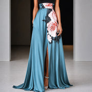 Annie - Ärmelloses Maxikleid mit Blumenmotiv