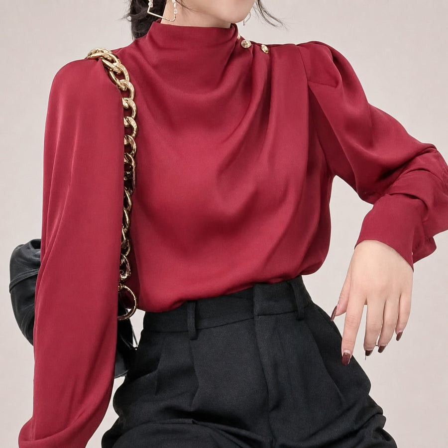 Susan - Elegante Bluse mit Lockerem Schnitt