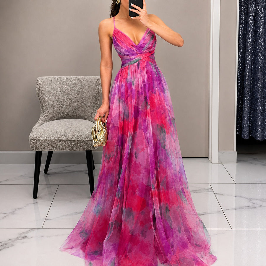 Michelle - Florales Maxikleid