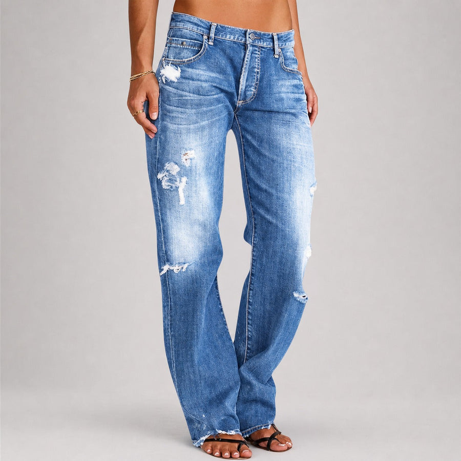 Stacey - Stilvolle Weitbein-Jeans