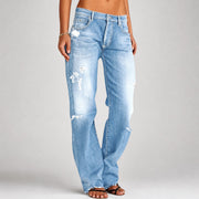 Stacey - Stilvolle Weitbein-Jeans