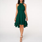 Kristina - Elegantes Kurzes Neckholderkleid