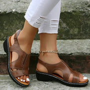 Donna - Bequeme Offene Keilsandalen