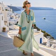 Aiza - Bedrucktes Boho-Midikleid