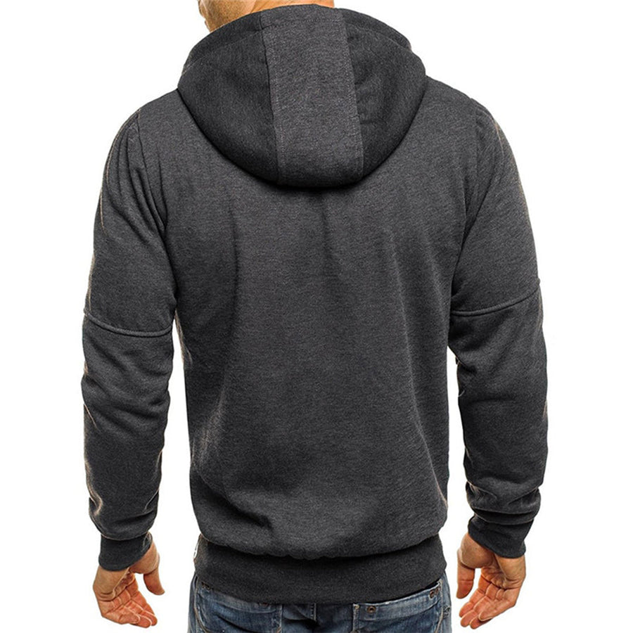 Karl | Lässiger Herren-Hoodie mit Reißverschluss