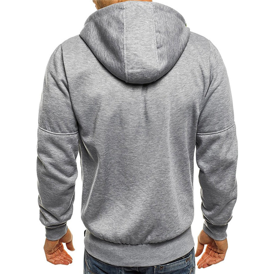 Karl | Lässiger Herren-Hoodie mit Reißverschluss