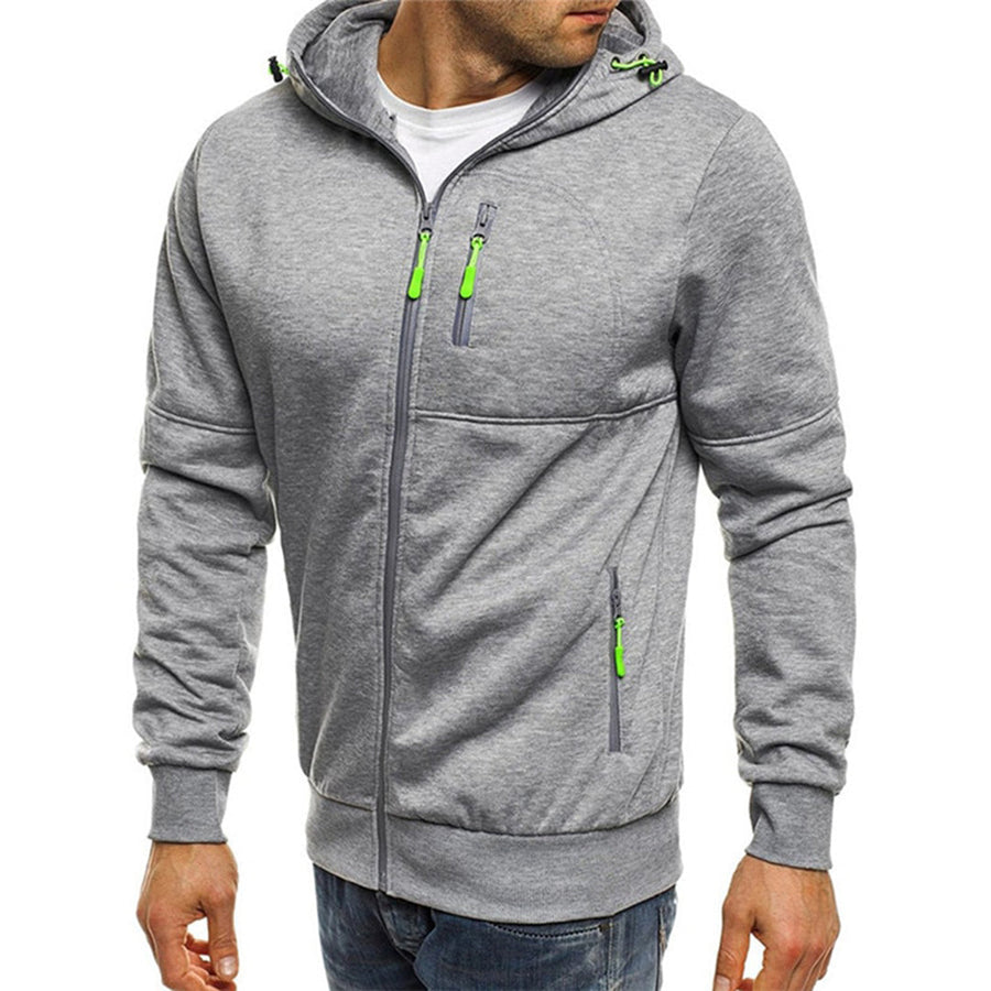 Karl | Lässiger Herren-Hoodie mit Reißverschluss