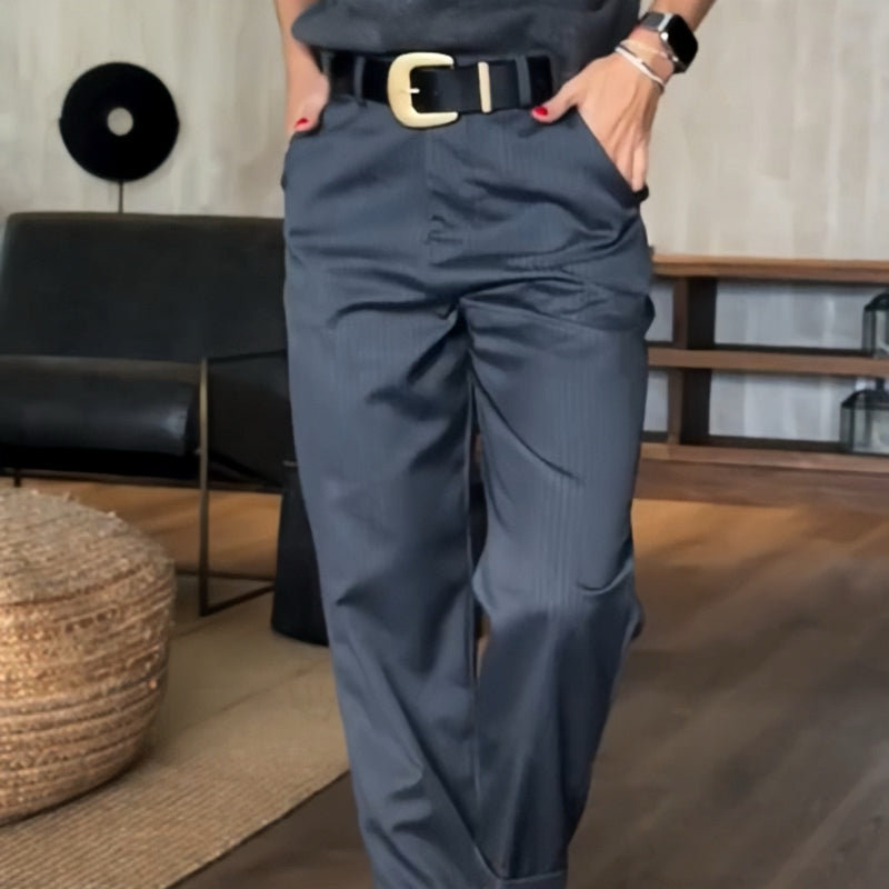 Elegante Damen Anzughose mit hoher Taille | Figurbetont & Bürotauglich