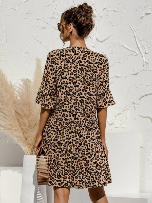 Heidi-Mode | Stilvolle Damenkleid mit Druck