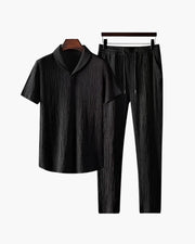 Jared - Herren-Zweiteiler-Set Kurzarmshirt & Hose Sommer-Set