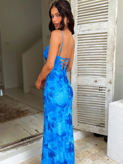 AZURE BLOOM DRESS