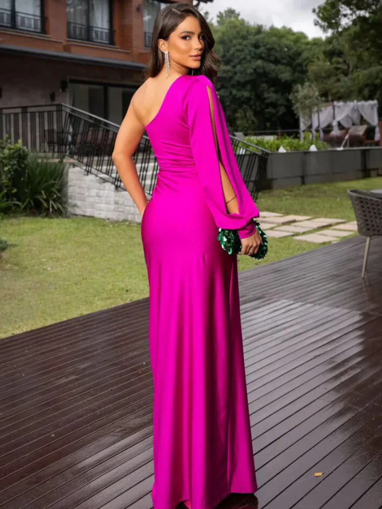 ANNA SATINNIGHT MAXIKLEID