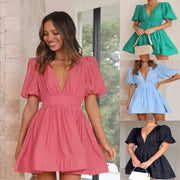 Elegantes ärmelloses Minikleid – Veganer Leder-Look