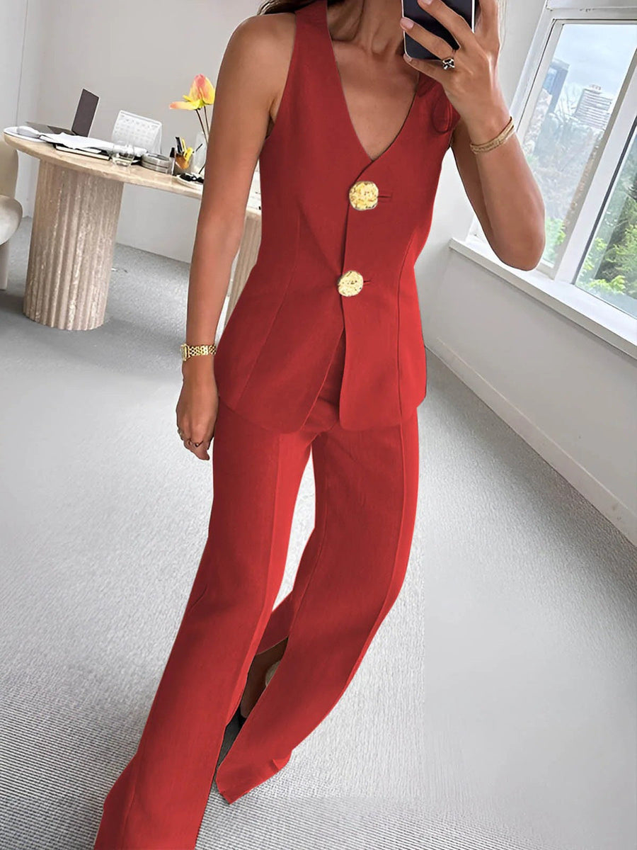 Jumpsuit Damen | Elegant mit Weitem Bein