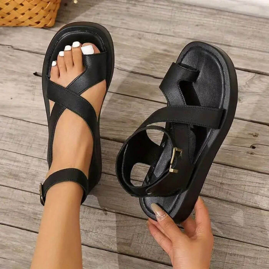 Lena | Elegante Damen Sandalen mit Zehensteg