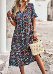 Kate- Geblümtes Midikleid