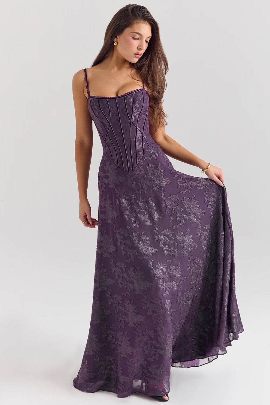 Katharina- Elegante Kleid Mit Klassischer Silhouette
