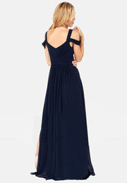 Katja- Langes Elegantes Griechisches Faltenkleid