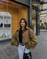 Celia Kurzjacke mit hohem Kragen