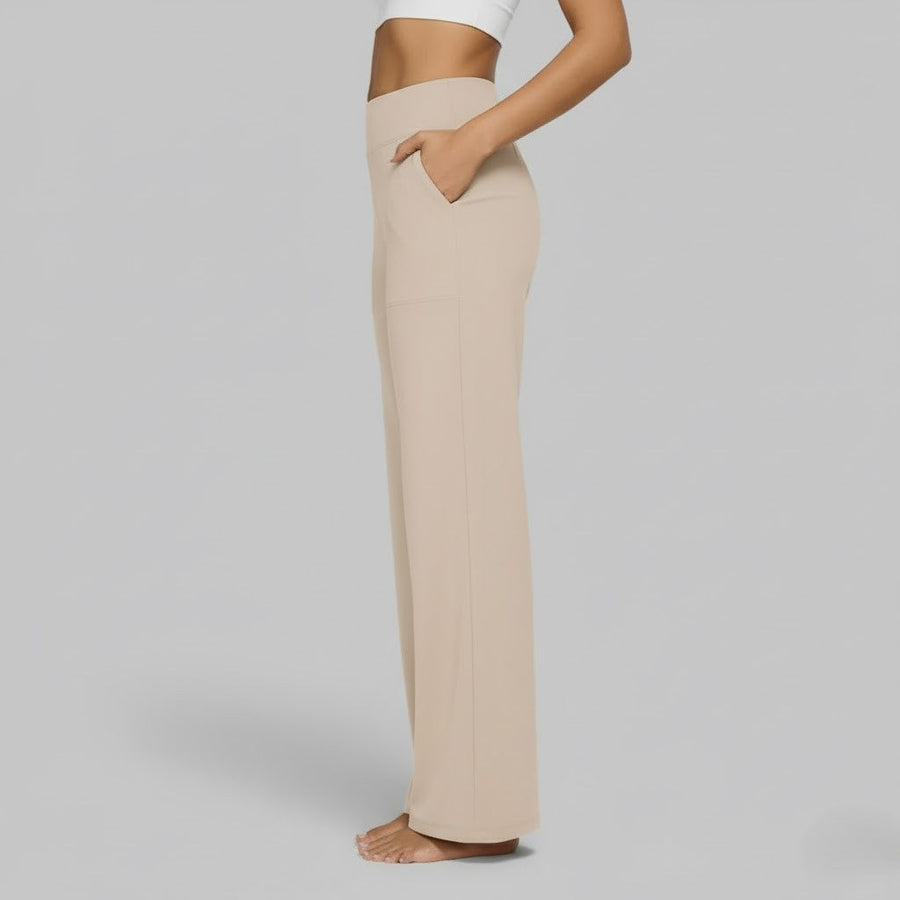 Carmen | Bequeme Stretchhosen Für Damen Im Weitbeinigen Lounge-Stil