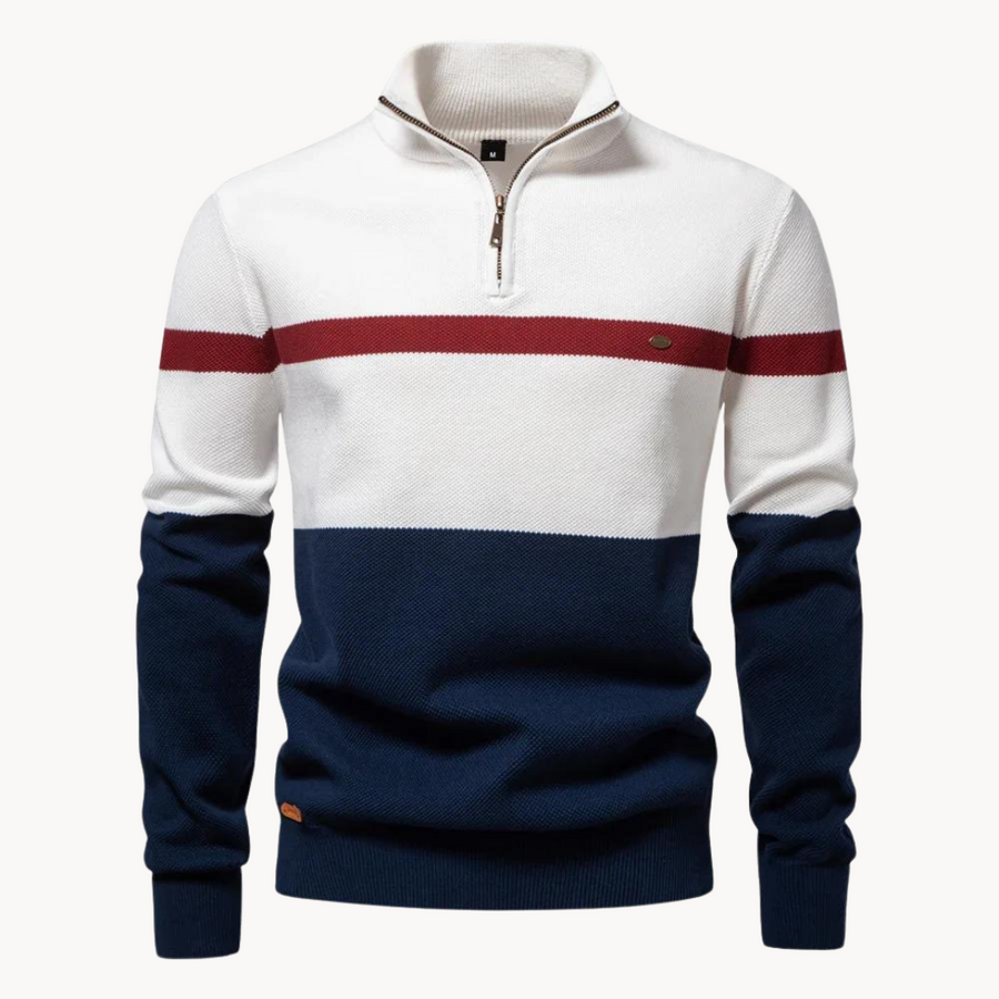 Klassischer Baumwollpullover mit zeitlosem Stil