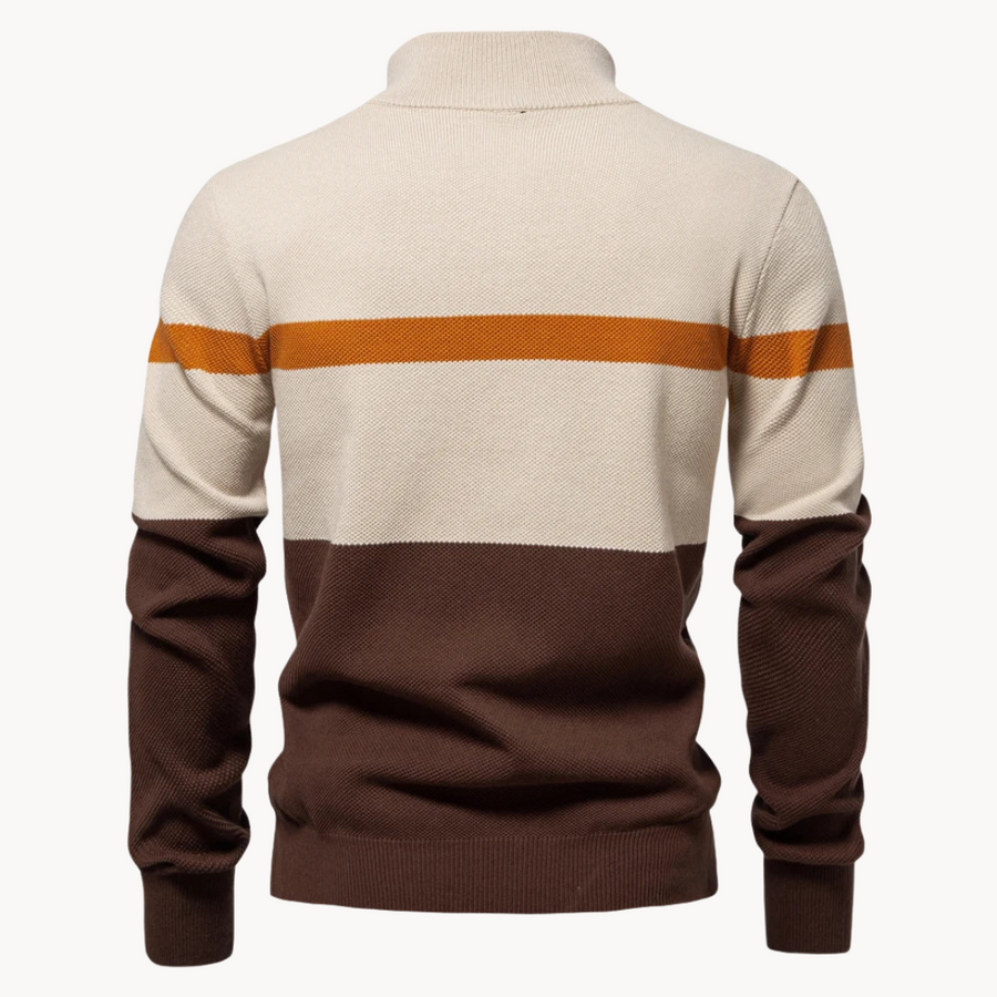 Klassischer Baumwollpullover mit zeitlosem Stil