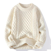 Klassischer Pullover mit Kabelstrick für Eleganz