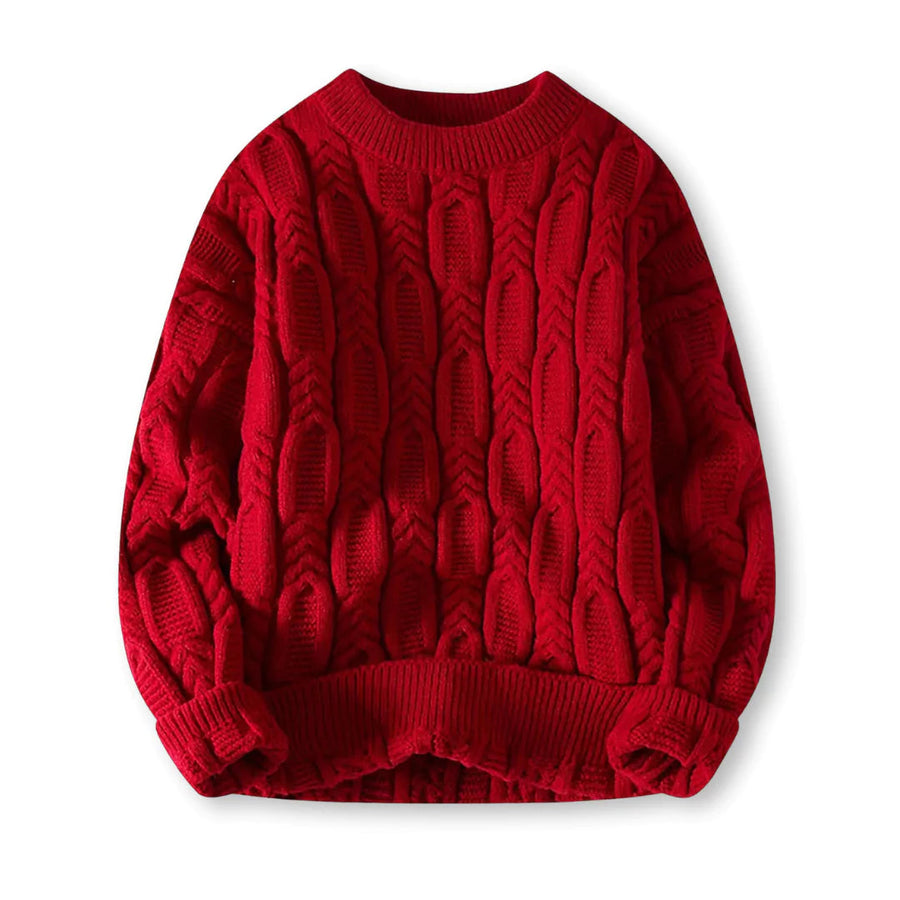 Klassischer Strickpullover für Stil und Wärme