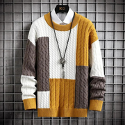 Klassischer Strickpullover mit Elegantem Rundhalsausschnitt