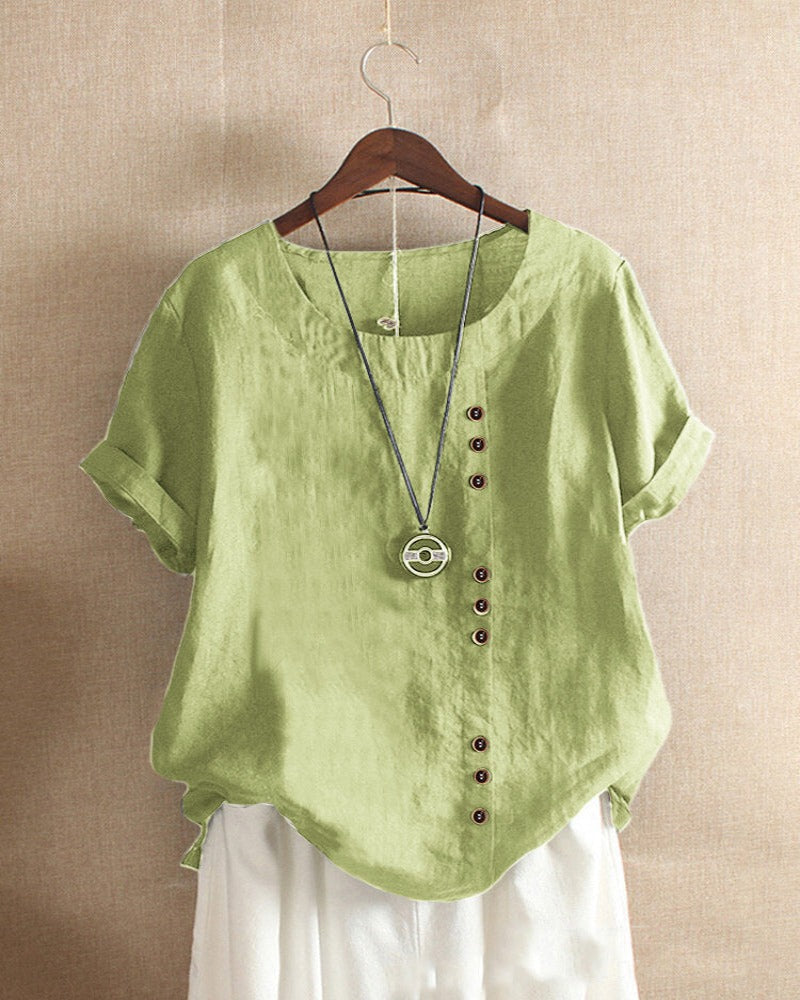 Kurzarm Bluse Damen | Casual & Leicht