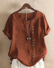 Kurzarm Bluse Damen | Casual & Leicht