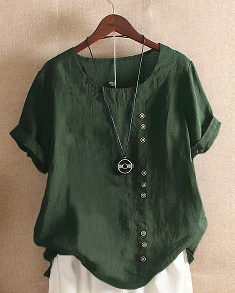 Kurzarm Bluse Damen | Casual & Leicht