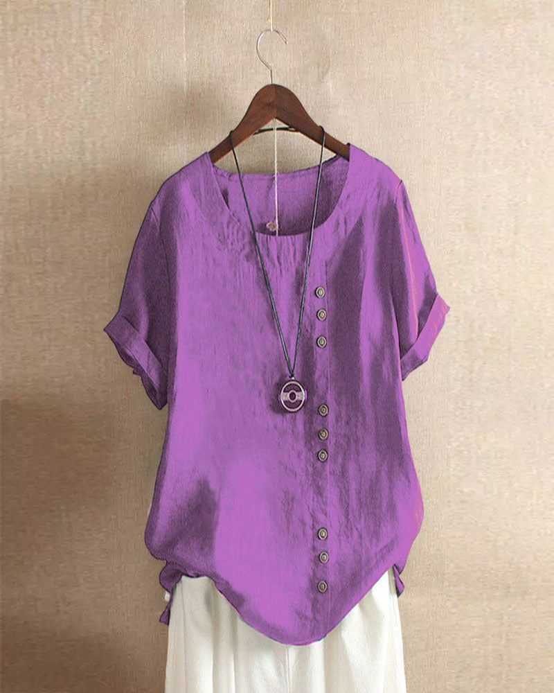 Kurzarm Bluse Damen | Casual & Leicht