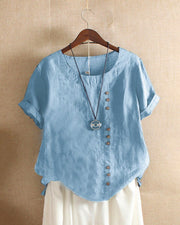 Kurzarm Bluse Damen | Casual & Leicht