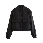Kurzjacke Damen | Cropped Look & Praktische Taschen