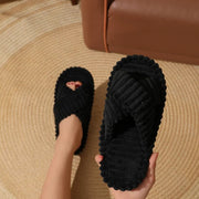 Pantofole in peluche morbide da donna | Pantofole antiscivolo