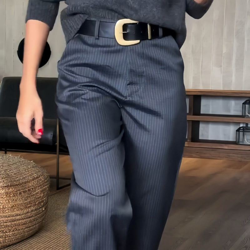 Elegante Damen Anzughose mit hoher Taille | Figurbetont & Bürotauglich