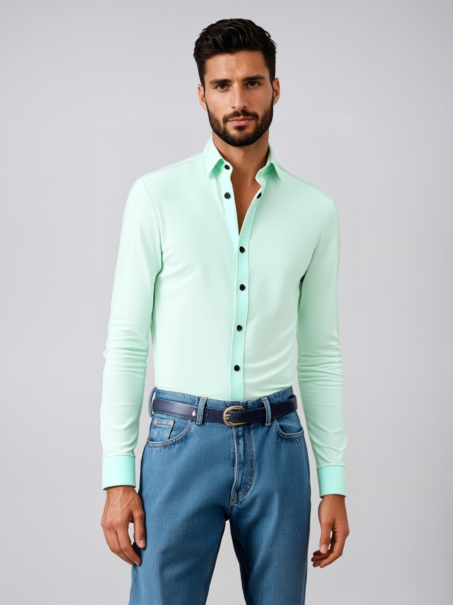Langarm Hemd Herren | Klassischer Schnitt & Business-Look