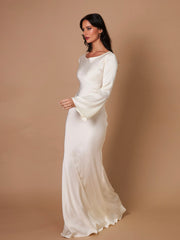 Langärmliges Maxikleid – Eleganz für jeden Anlass