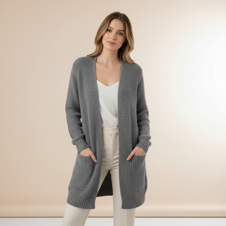 Cardigan lungo donna | Cardigan accogliente per l'inverno