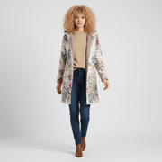 Lange Taillierte Kapuzenjacke - Philine