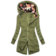 Damen Winterjacke Mit Reißverschluss | Mit Kapuze