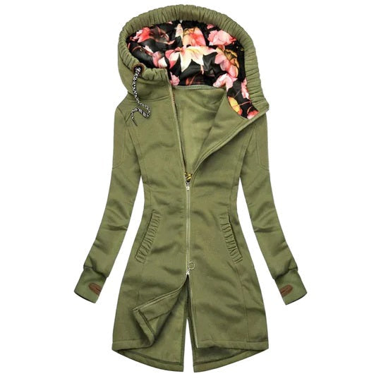 Damen Winterjacke Mit Reißverschluss | Mit Kapuze