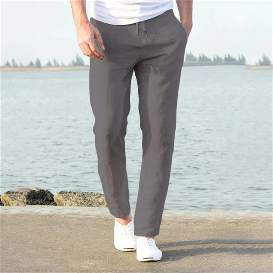 Pantaloni in lino da uomo | pantaloni estivi casual